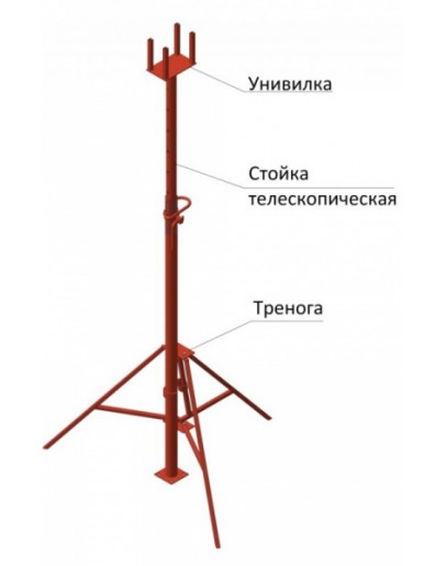 Стойка телескопическая 3,7 м (RIZ)